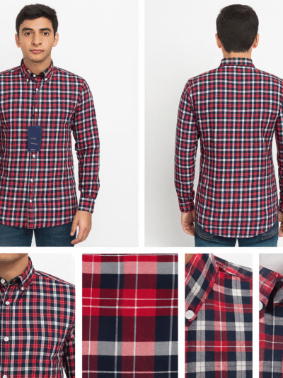 Check Shirt 100% Cottan