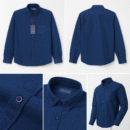 Formal Shirt 100% Cotton - Blue
