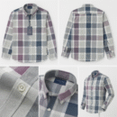 Check Shirt 100% Cottan - White