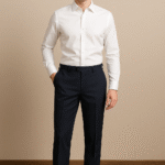 Men’s Premium Formal Pants - Navy blue