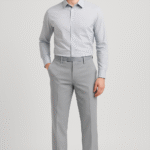Men’s Premium Formal Pants - Light Grey