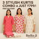 3 Stylish Kurtis Combo @ Just ₹799/-