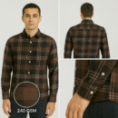 PREMIUM WINTER SHIRT - Brown
